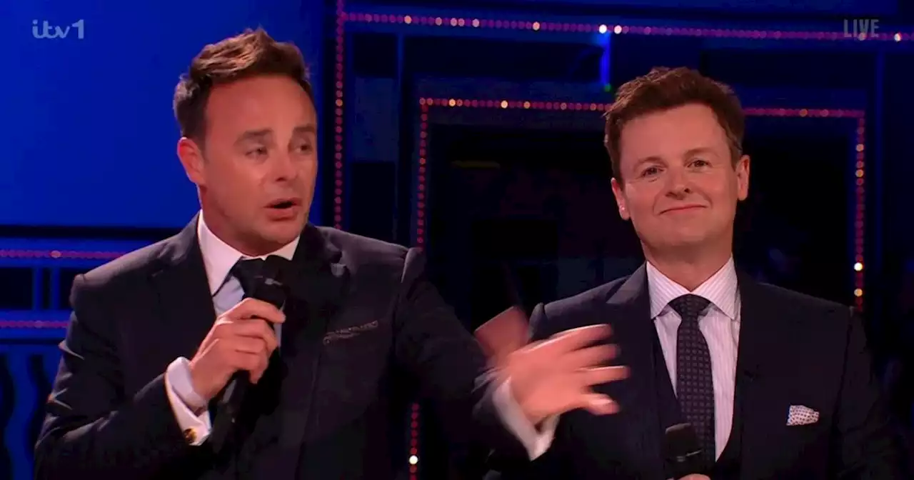 Ant McPartlin seen with swollen and cut face after fall on stage during BGT