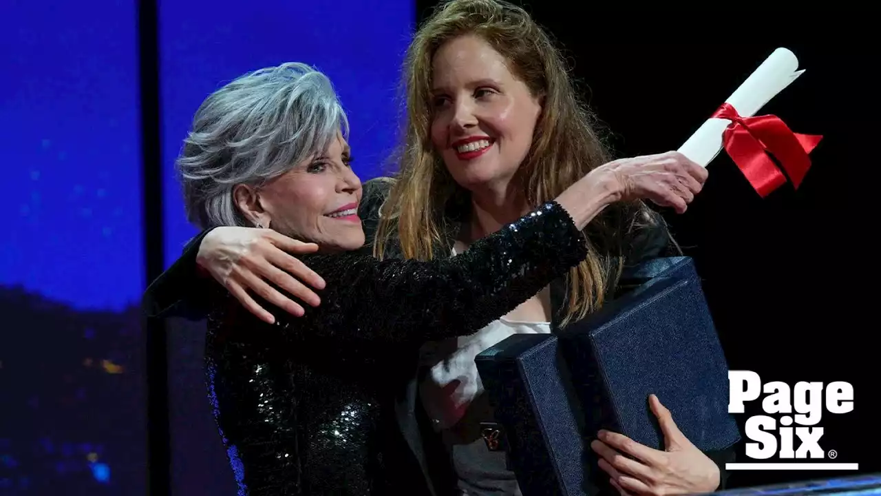 Jane Fonda throws award at director Justine Triet at 2023 Cannes Film Festival | Page Six