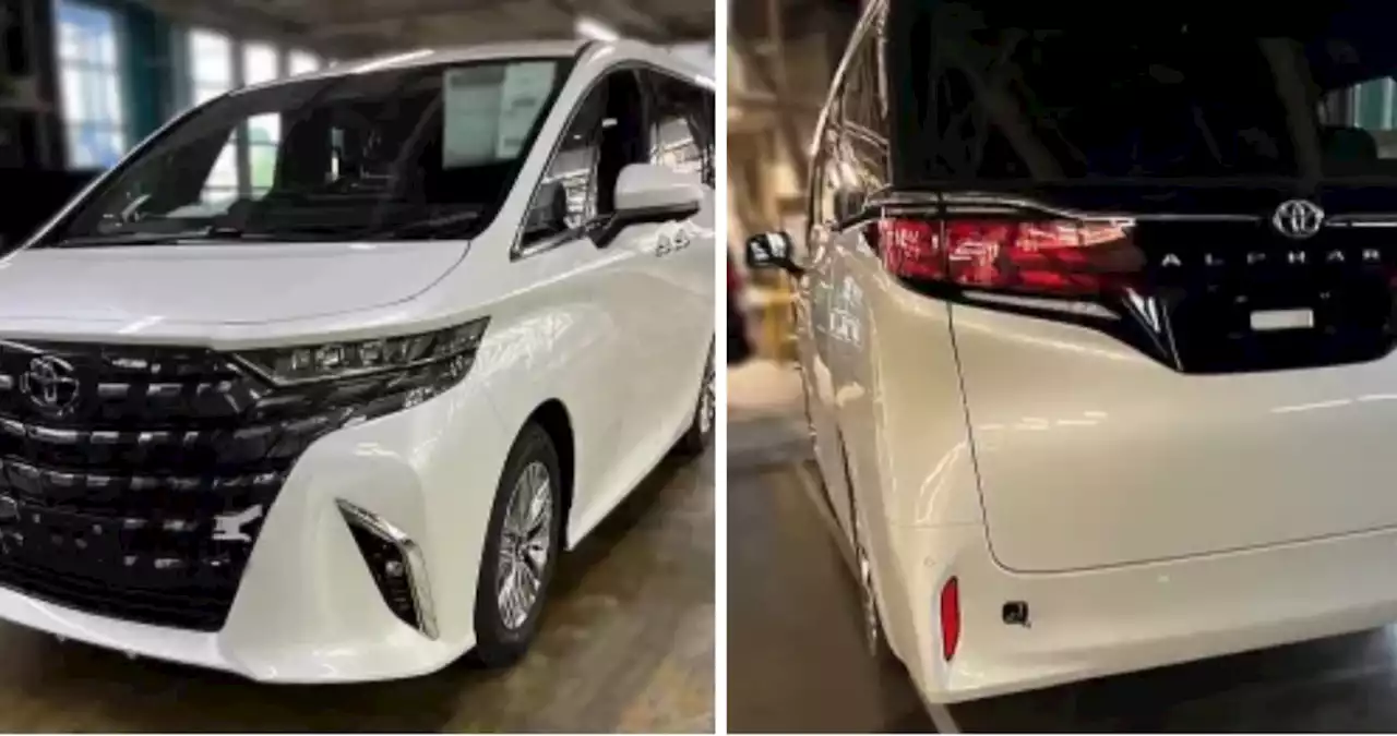 2023 Toyota Alphard, Vellfire production units leaked - paultan.org