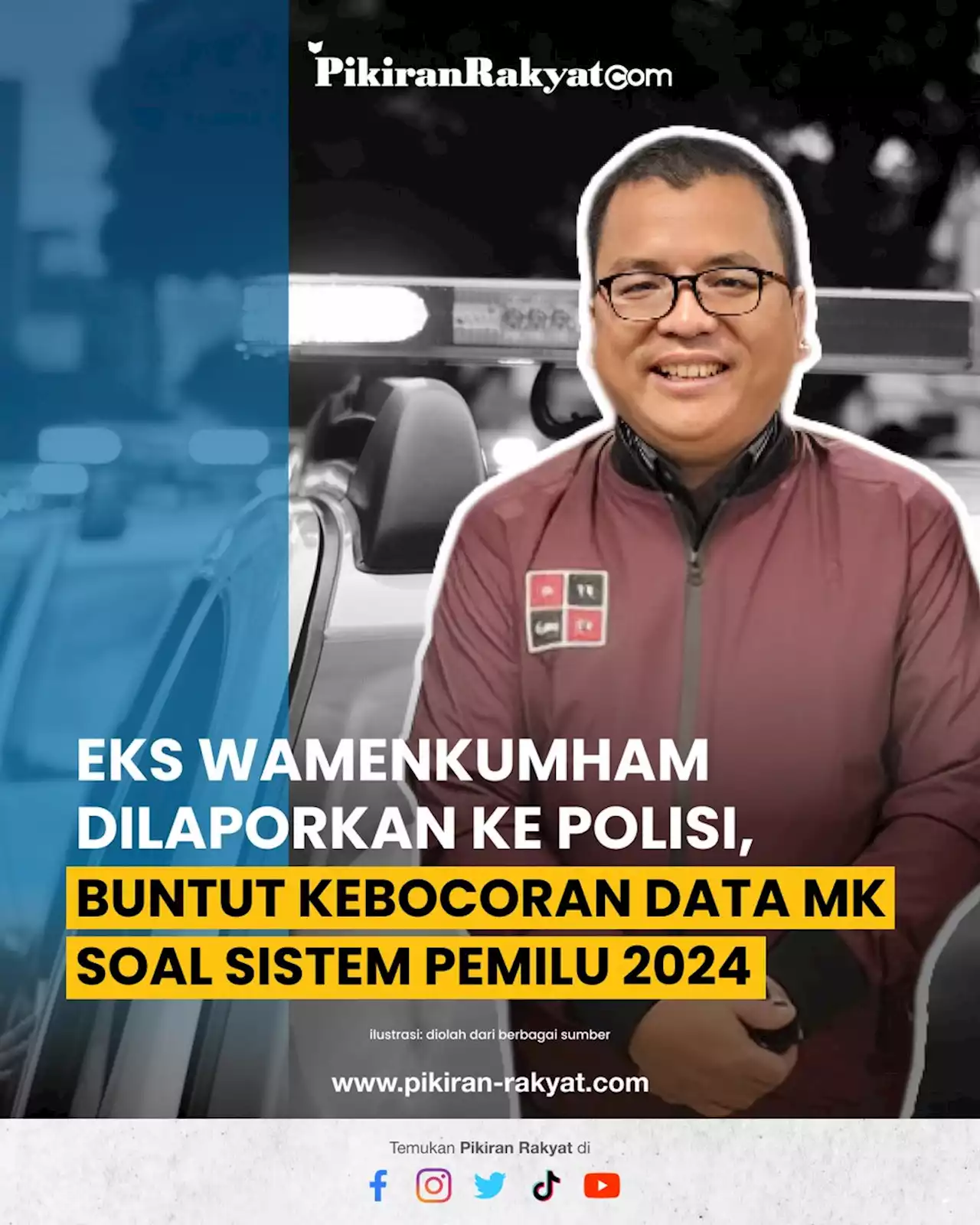 Denny Indrayana Dilaporkan ke Polisi, Buntut Kebocoran Data MK Soal Sistem Pemilu 2024