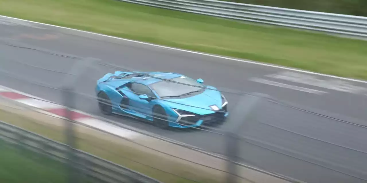 Watch The Lamborghini Revuelto Hit The 'Ring For The First TIme