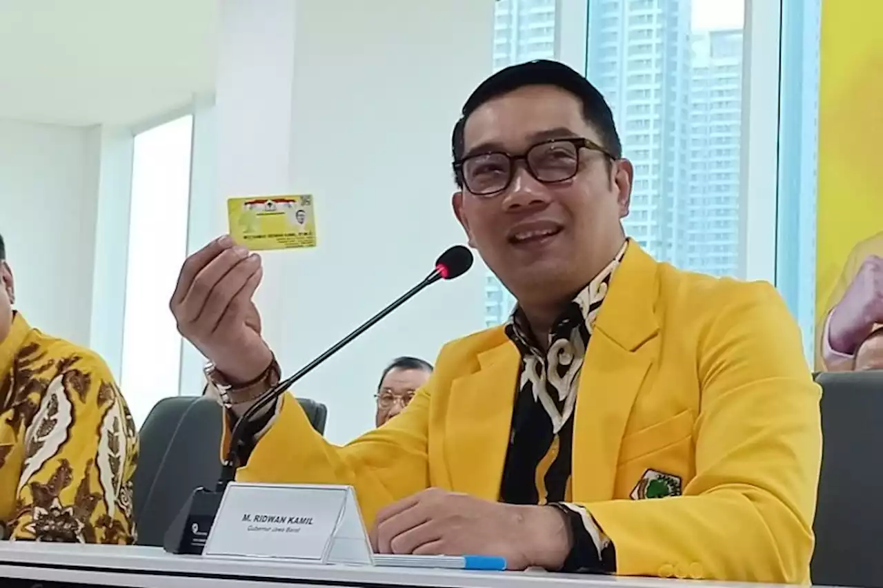 Stagnan, Golkar Disarankan Maksimalkan Potensi Ridwan Kamil Naikkan Elektabilitas