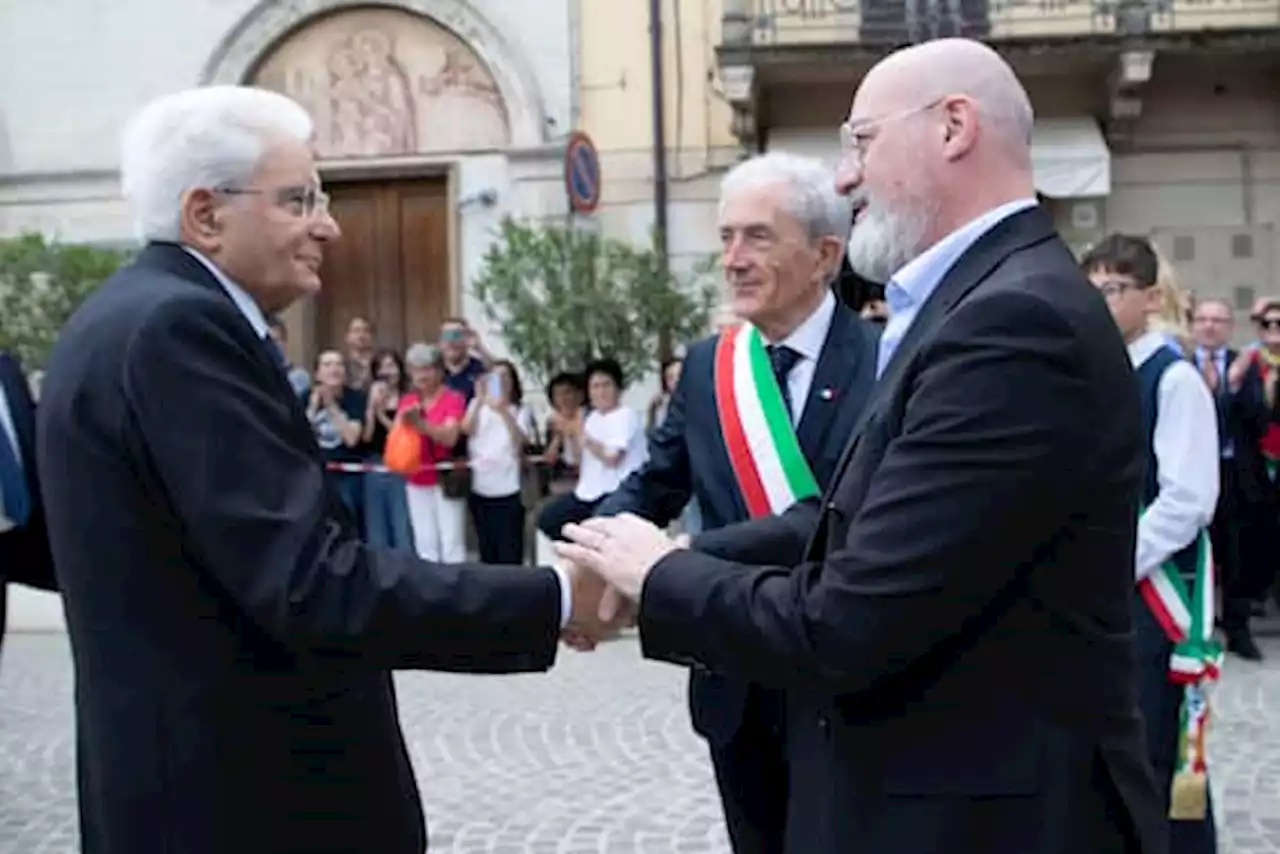 Mattarella nelle zone dell'Emilia-Romagna colpite dall'alluvione