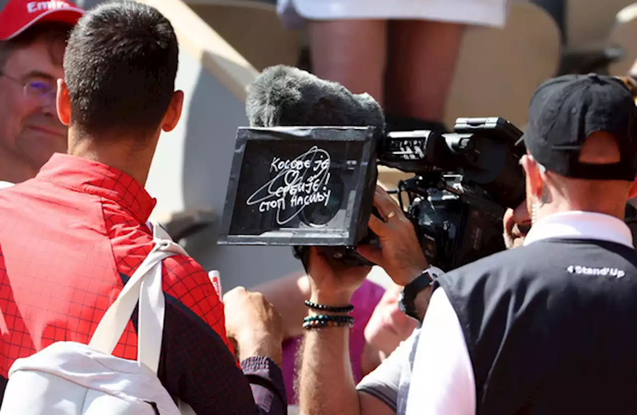 Kosovo Tennis Federation to call for Novak Djokovic fine over on-camera message at French Open