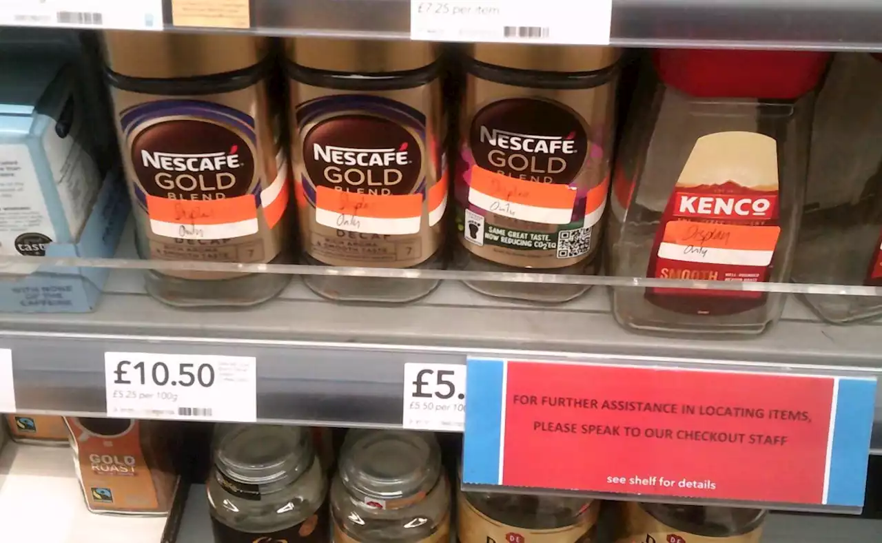 Co-op puts empty coffee jars on shelves to prevent shoplifting after price hike to £10.50