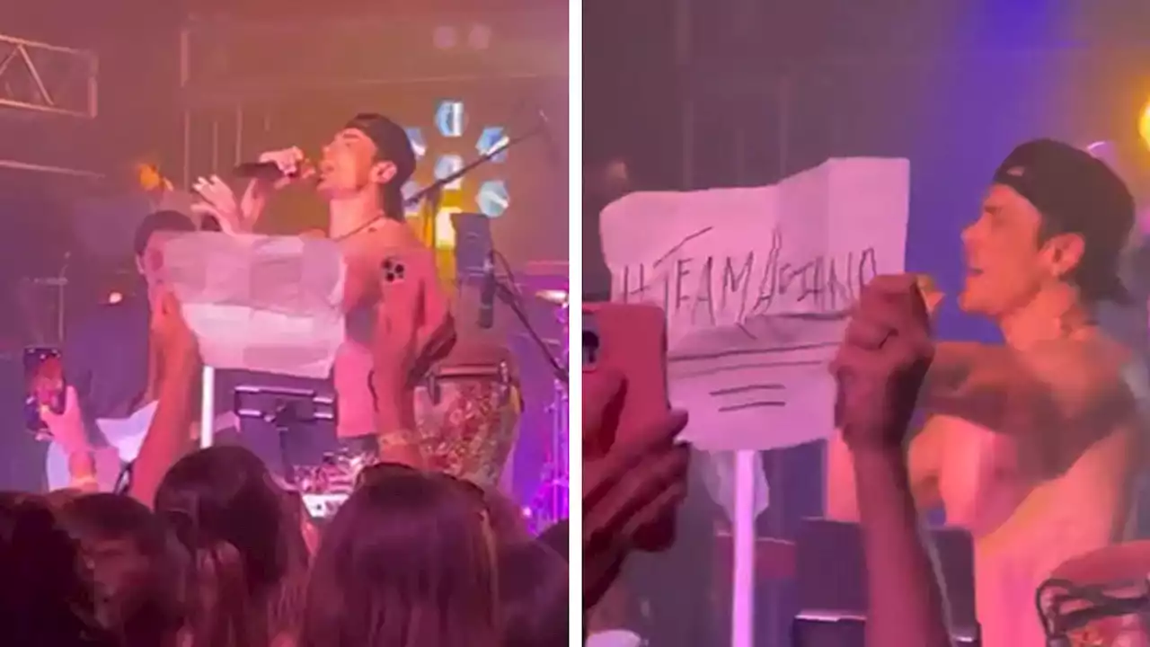 Tom Sandoval Concert Security Removes Fan with Ariana Madix Sign