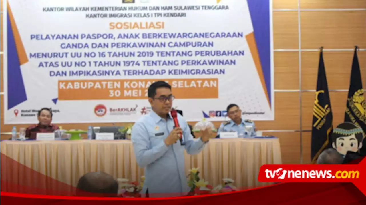 Imigrasi Kendari Sosialisasikan Pelayanan Paspor, Berkewarganegaraan Ganda dan Perkawinan Campuran di Indonesia