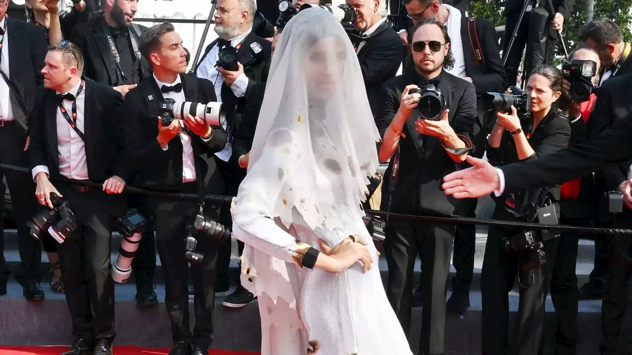 Este terrorífico vestido de novia fue uno de los mejores looks de Cannes