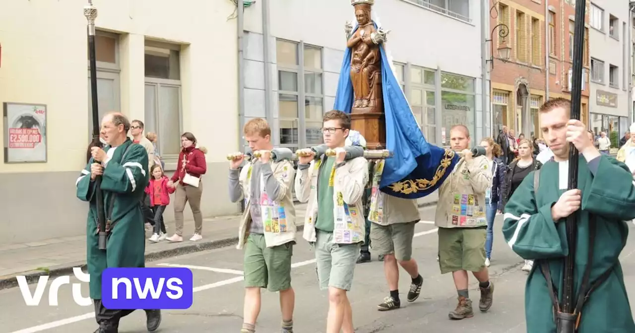 Volgend jaar opnieuw Mariaprocessie in Halle na vijf jaar onderbreking