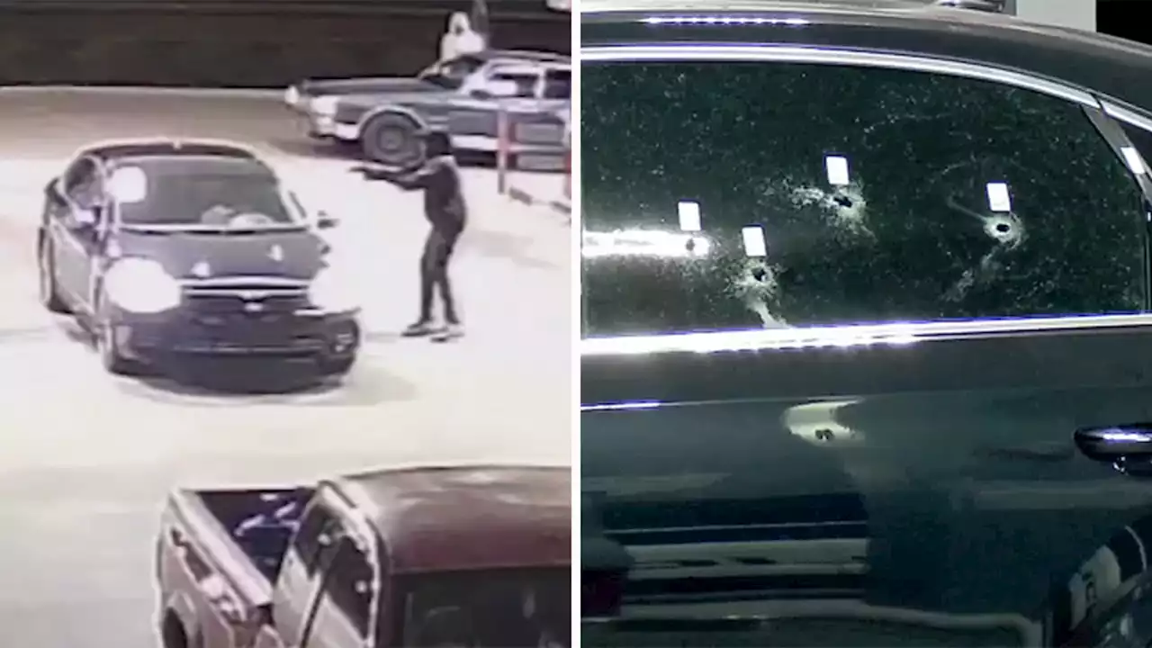 New video shows moment young father was killed in ambush shooting at west Houston gas station