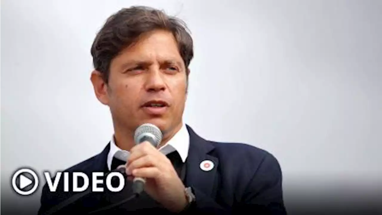 Kicillof: 'Venden espejitos de colores pero después no hacen nada'