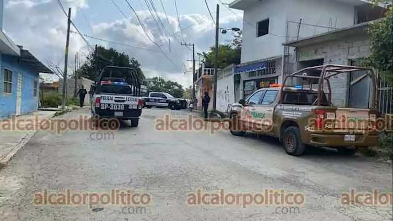 Balean a hombre cerca de escuela de Poza Rica