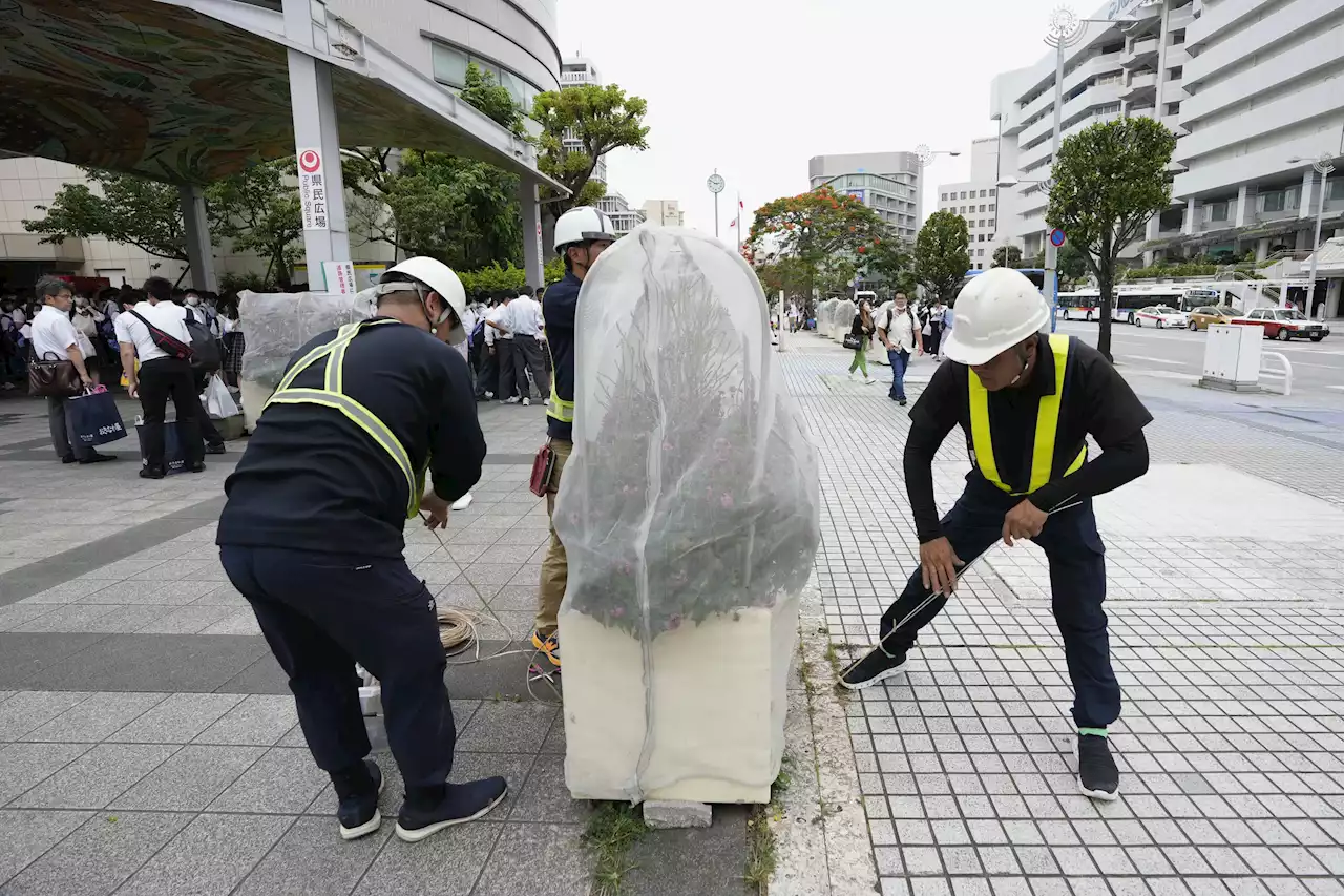 Typhoon Mawar losing strength as it heads toward Japan's Okinawa Islands