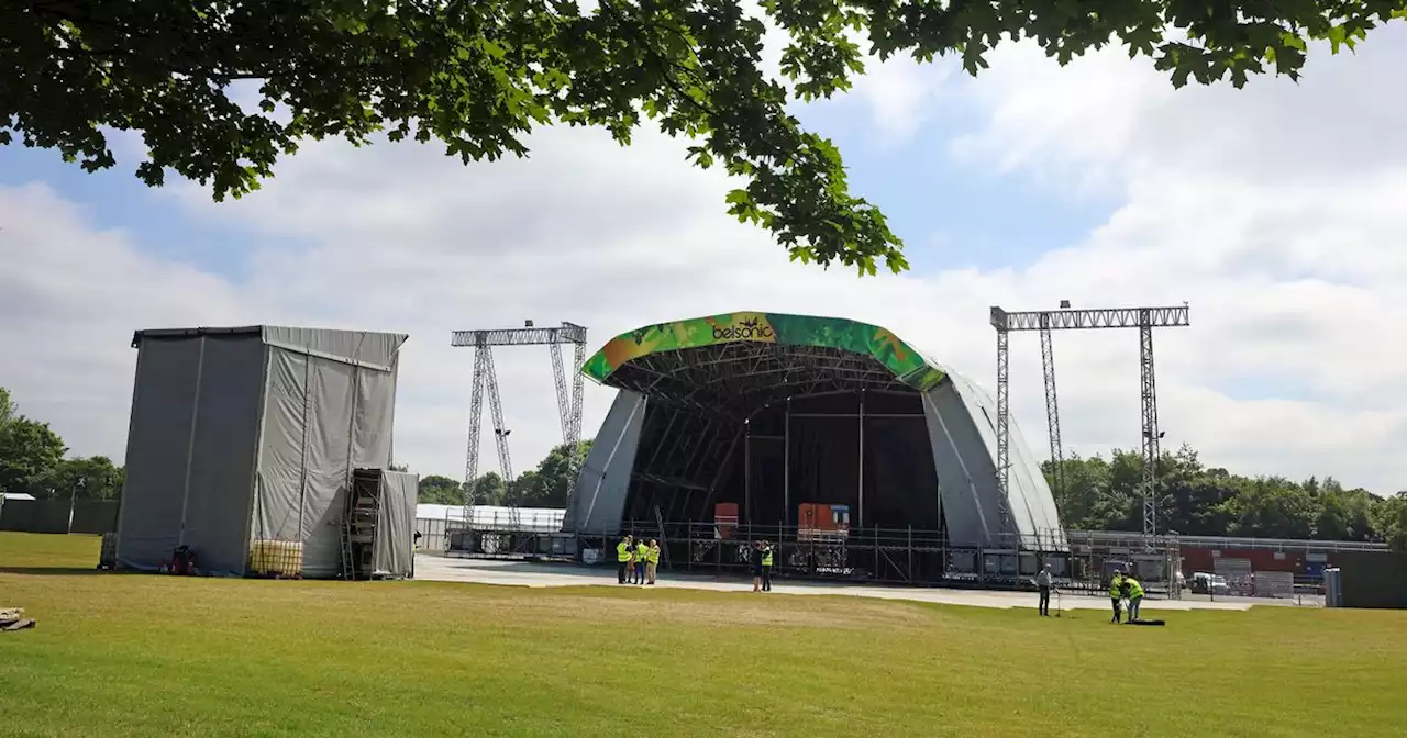 In pictures: First look at Ormeau Park set up as Belsonic countdown begins