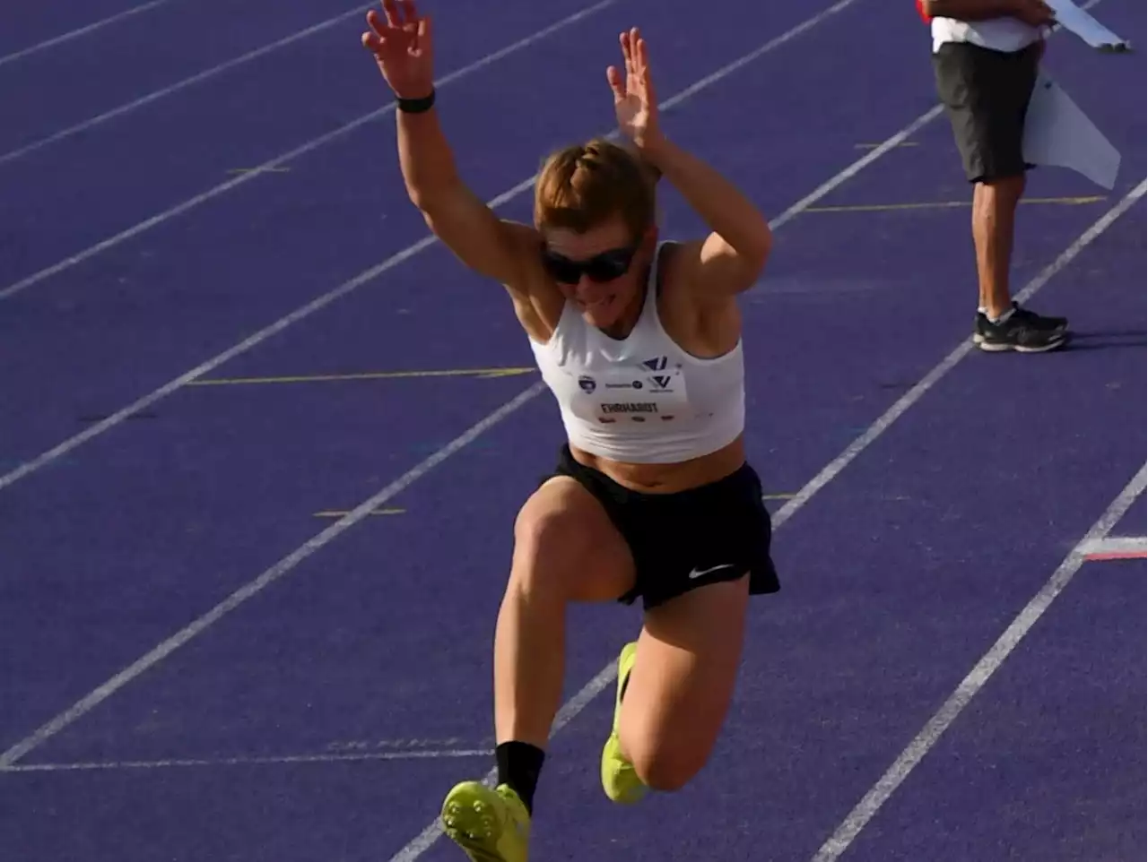 Tracking down triple jump Canadian record anything but a three-step process for Caroline Ehrhardt