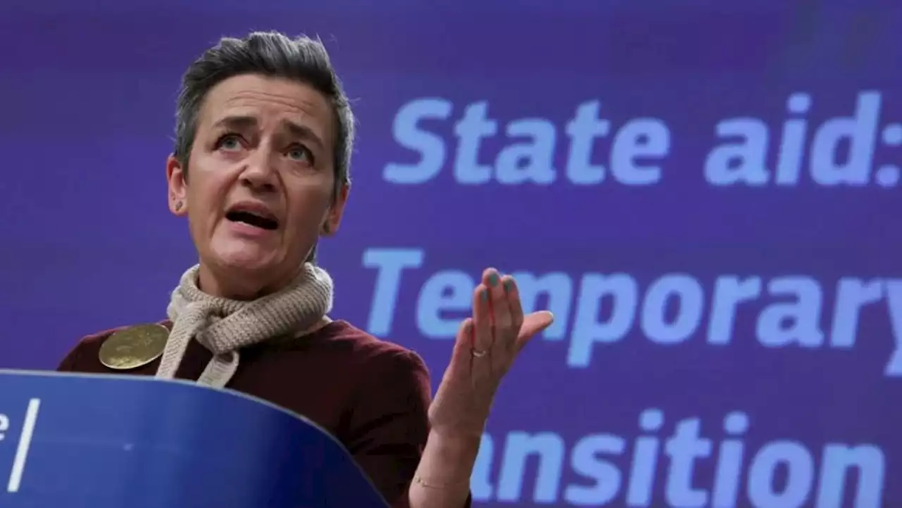 EU's Vestager sees draft code of conduct on AI within weeks