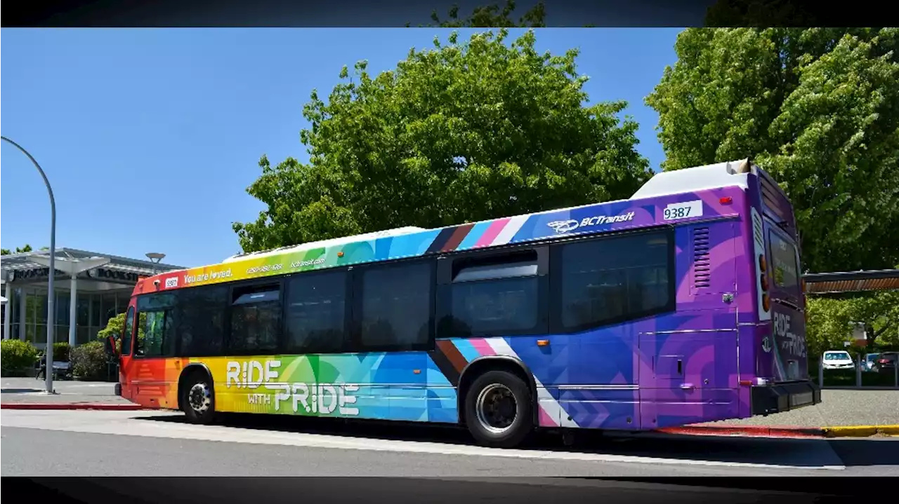 BC Transit launches Pride bus in Victoria ahead of parade