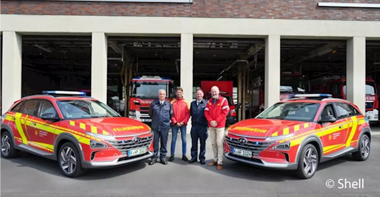 Werkfeuerwehr Shell setzt auf Wasserstoff-Fahrzeuge