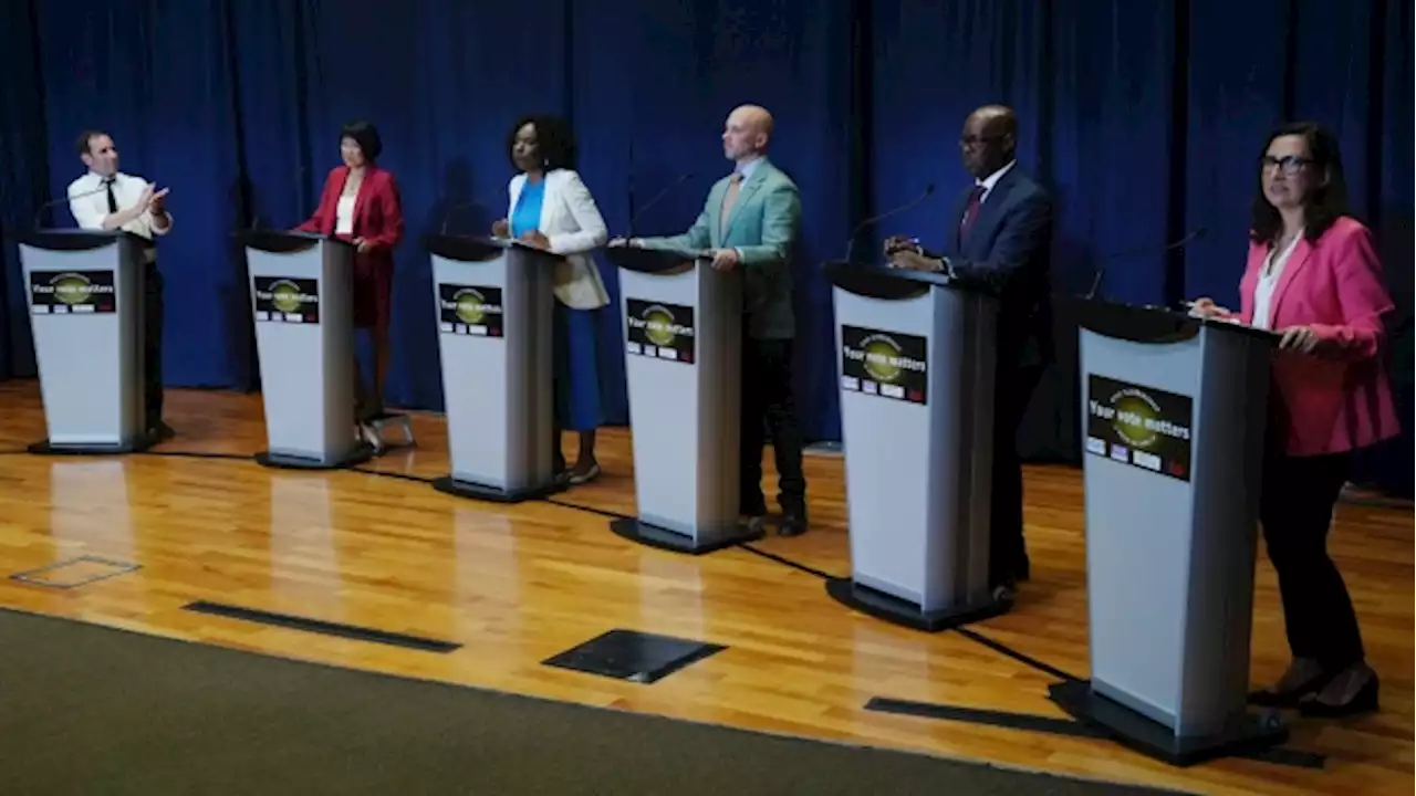 Mayoral hopefuls face off in debate co-hosted by Toronto Star, United Way, TMU