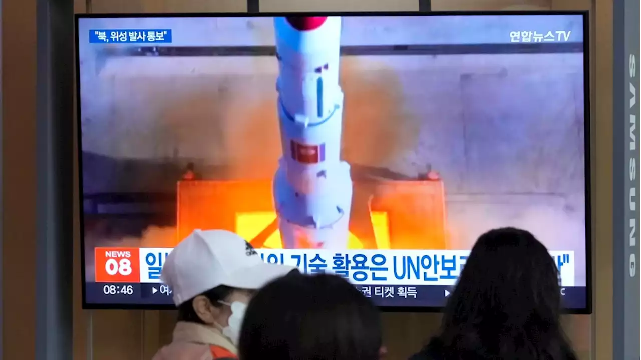 North Korea spy satellite launch fails as rocket falls into the sea