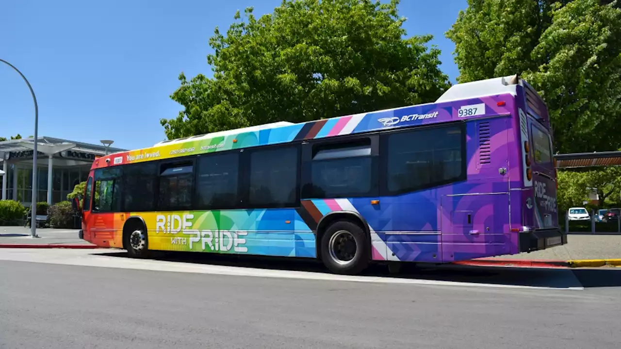 BC Transit unveils Pride bus in Victoria