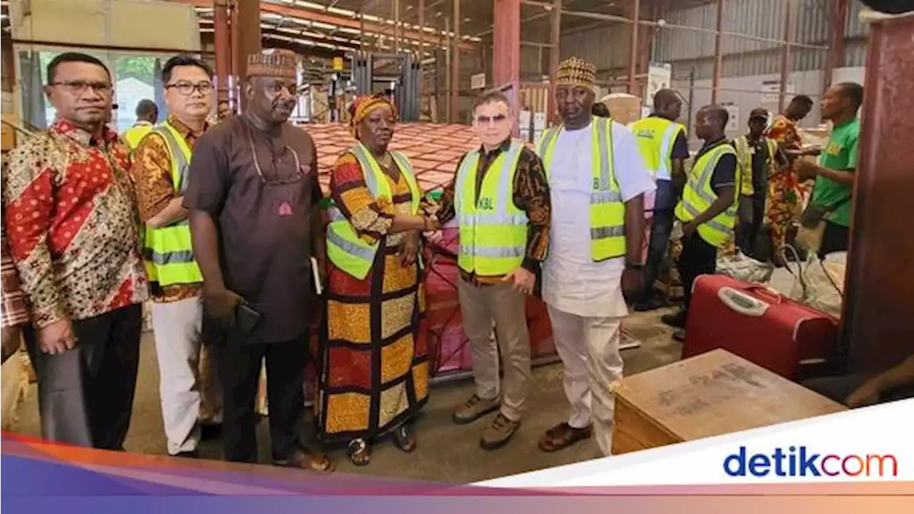 730 Ribu Dosis Vaksin Pentavalen Kiriman RI Tiba di Nigeria