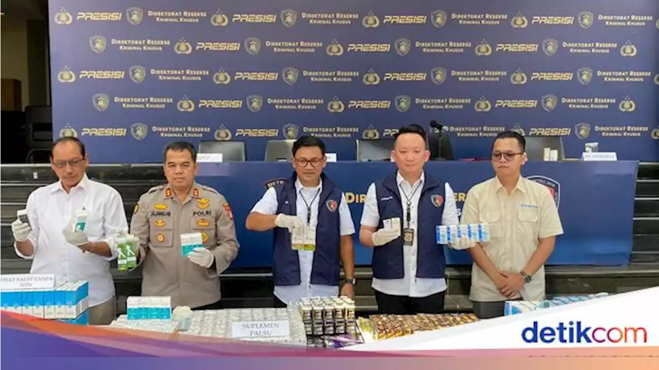 Polda Metro Bongkar Peredaran Obat Palsu Rp 130 M!