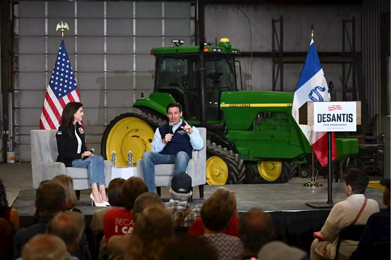 Ron And Casey DeSantis Debut Stump Speech In Iowa—Here’s What They're Pitching