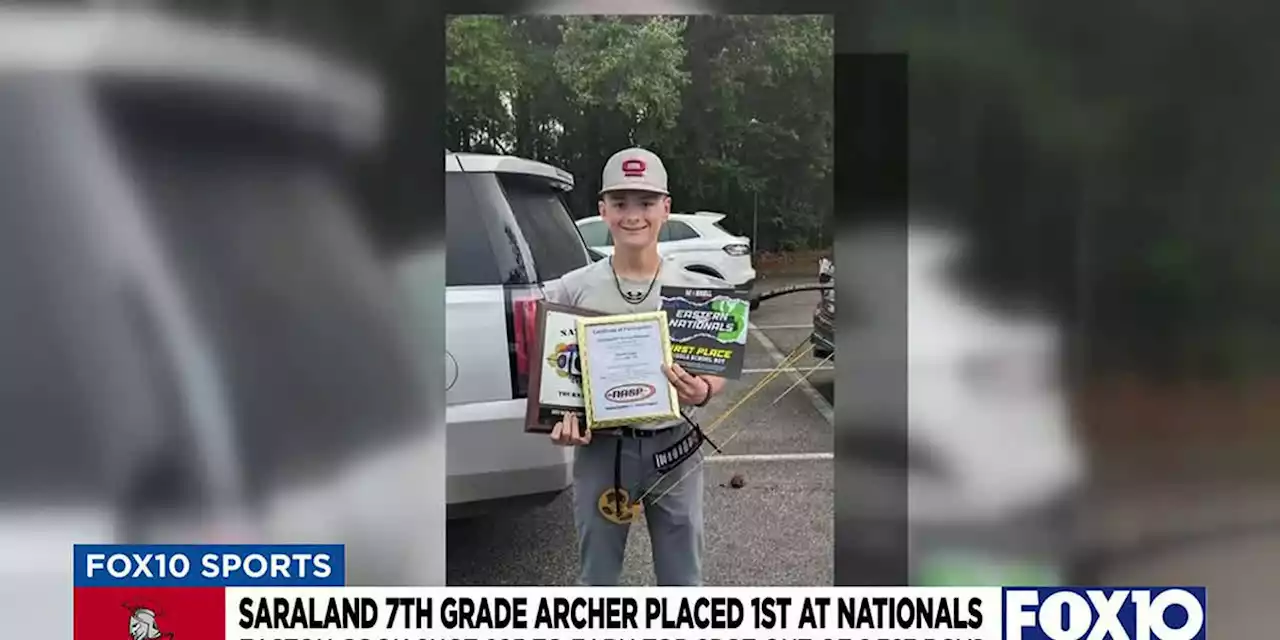 Saraland Middle School archer places 1st at nationals