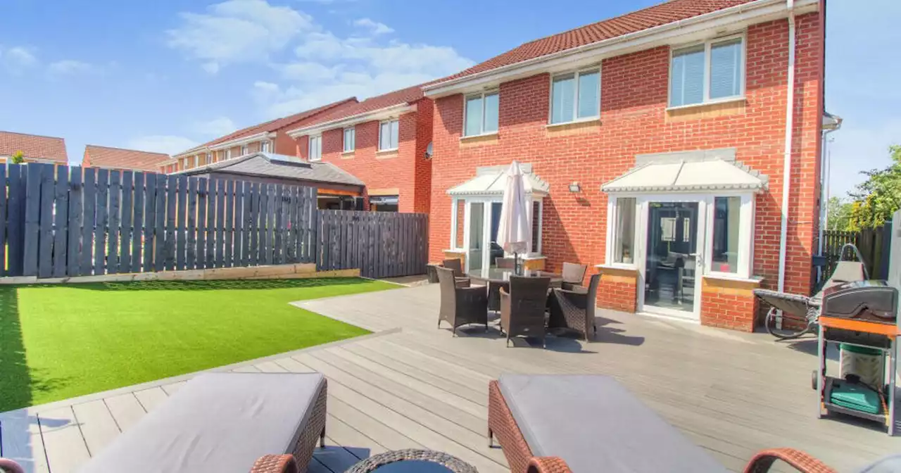 The Glasgow home with a back garden perfect for summer barbeques with loved-ones