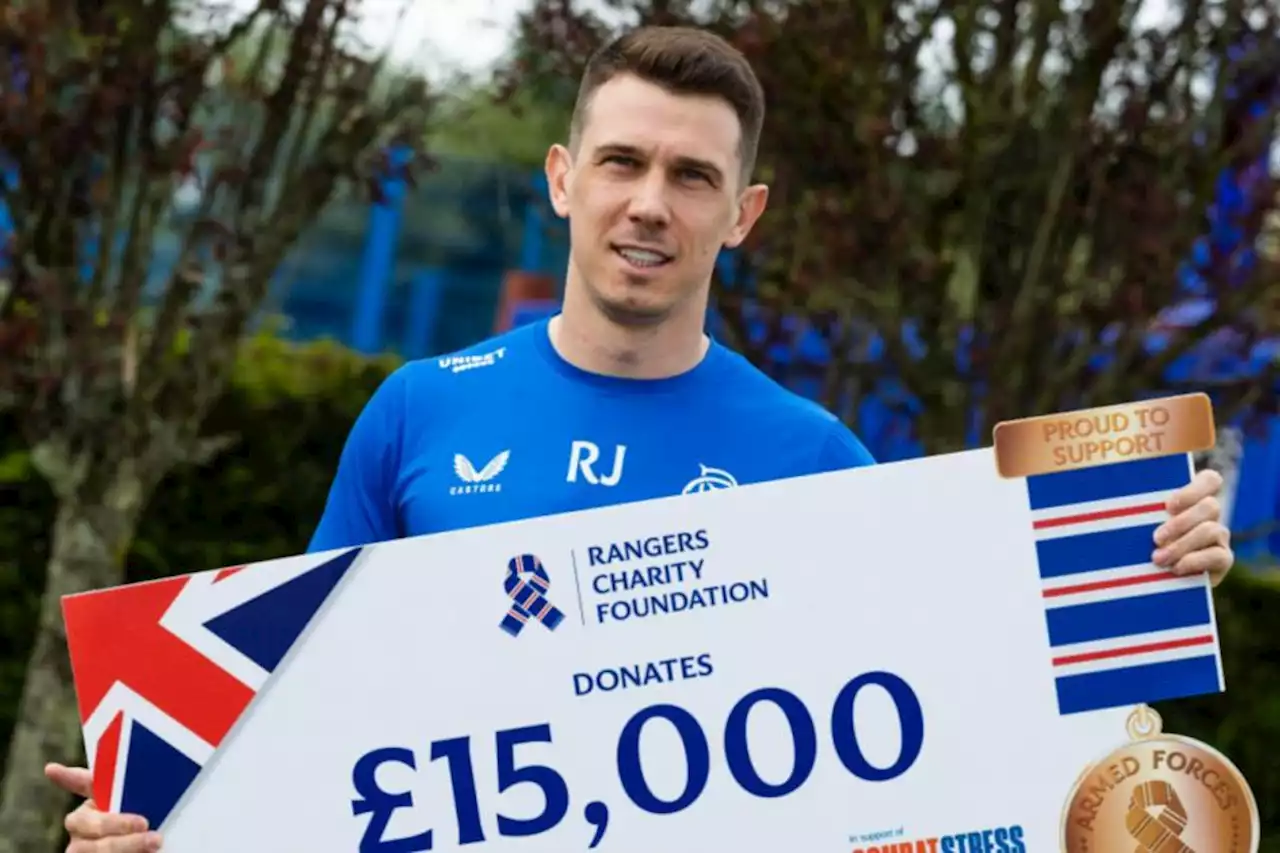 Rangers Charity Foundation donates £15k to armed forces partners