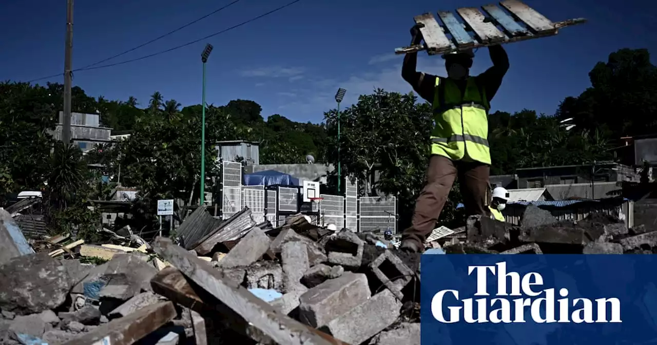 ‘Insulted, humiliated, hunted’: plight of migrants as slums razed in French territory of Mayotte