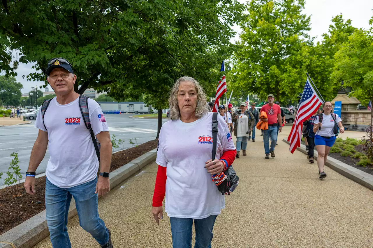 Mother of Ashli Babbitt Arrested In Scuffle During Washington Protest