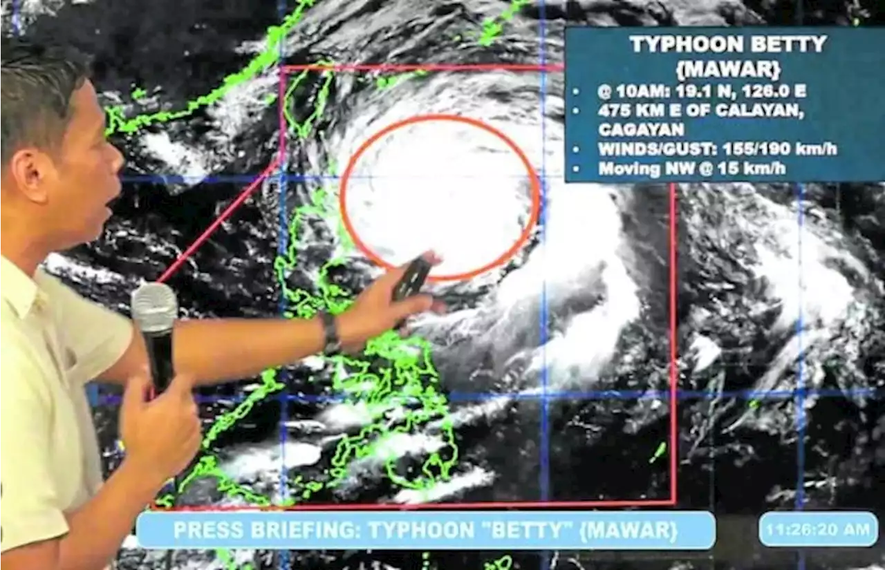 Betty brings heavy rain to Northern Luzon