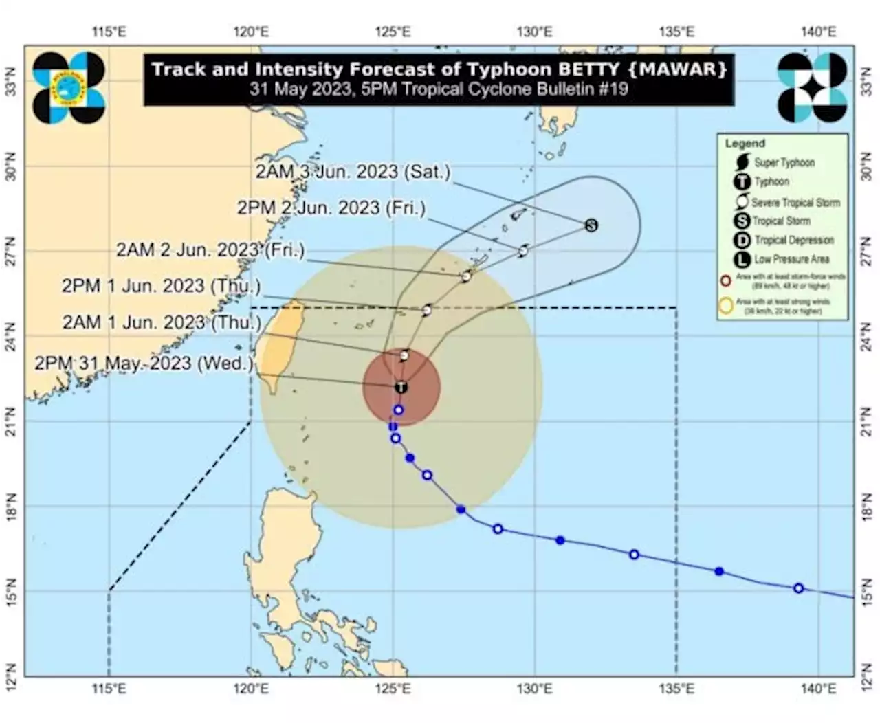 Most of typhoon signals lifted as ‘Betty’ heads out of PAR