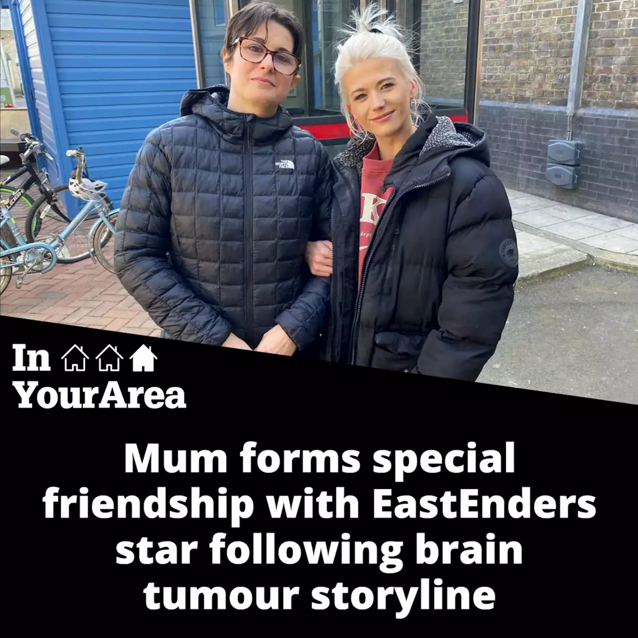 Brain tumour patient forms special friendship with EastEnders star