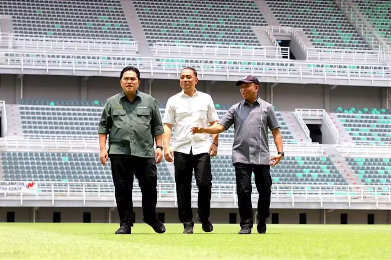 Erick Thohir Akan Tinjau Kesiapan Stadion GBT Menjelang Laga Indonesia vs Palestina