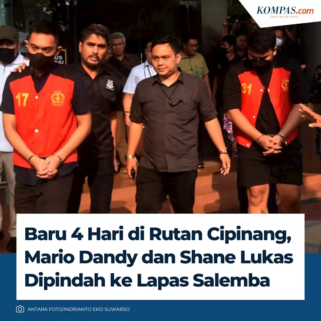 Baru 4 Hari di Rutan Cipinang, Mario Dandy Dipindah ke Lapas Salemba