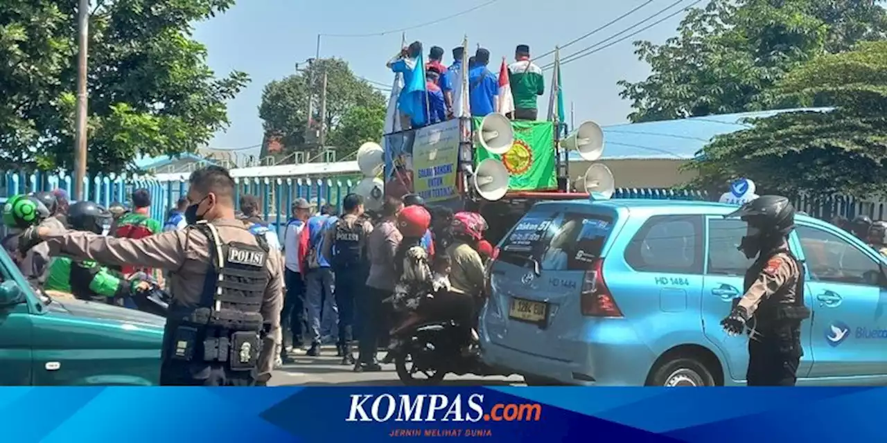 Pecat 74 Karyawannya, PT Tokai di Depok Didemo Massa Buruh