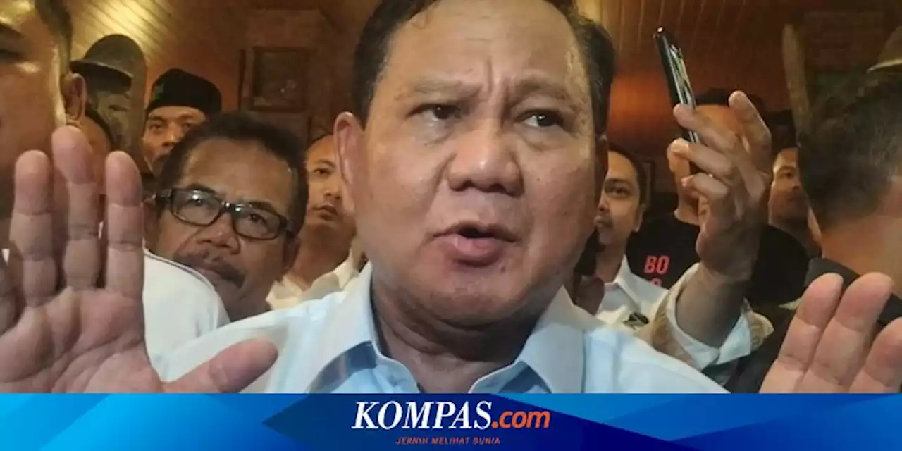 Prabowo Tak Anggap Ganjar dan Anies sebagai Lawan jika Maju Capres 2024, tapi...