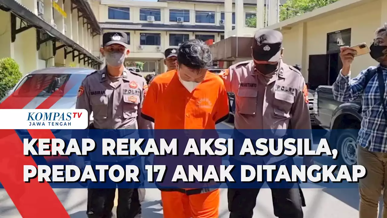 Kerap Rekam Aksi Asusila, Predator 17 Anak Ditangkap