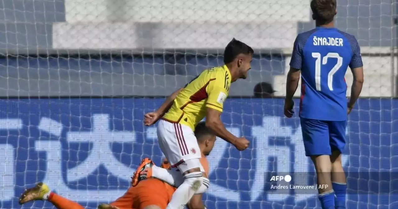 Mundial sub 20: la goleada de Colombia a Eslovaquia; se metió a cuartos de final