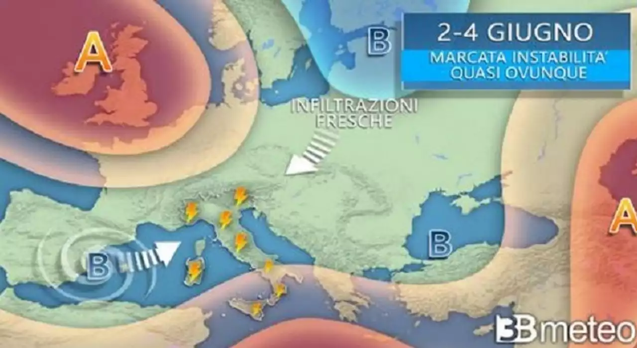 Meteo, giugno di piogge e temporali, ma senza afa: che estate sarà?