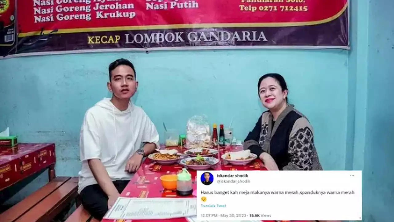 Puan Maharani Makan Bareng Gibran Rakabuming di Solo, Warganet Tebak-tebakan Siapa yang Bayar