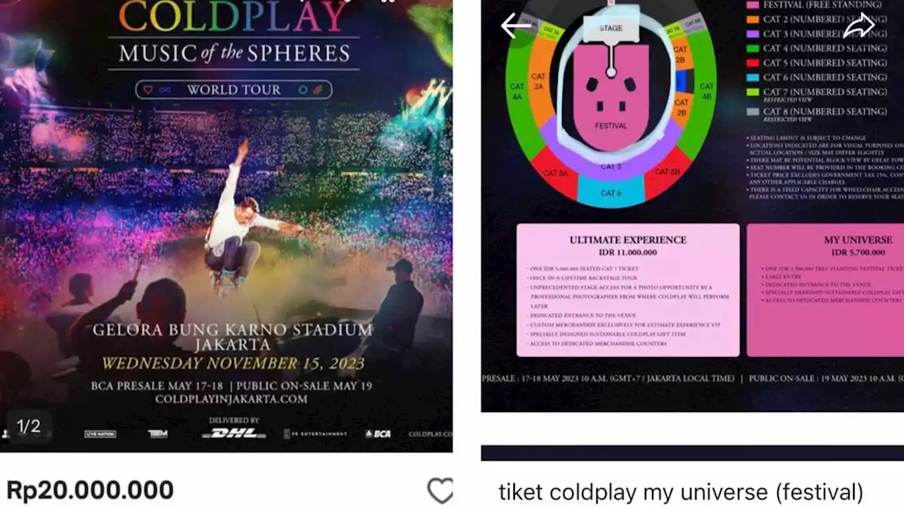 Terjadi Lagi Penipuan Tiket Coldplay, Polda Metro Buru Pelaku