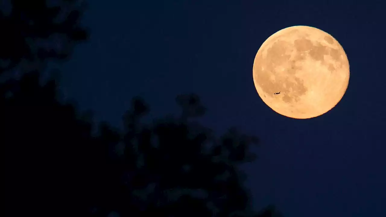 Watch the full 'Strawberry Moon' rise on June 3