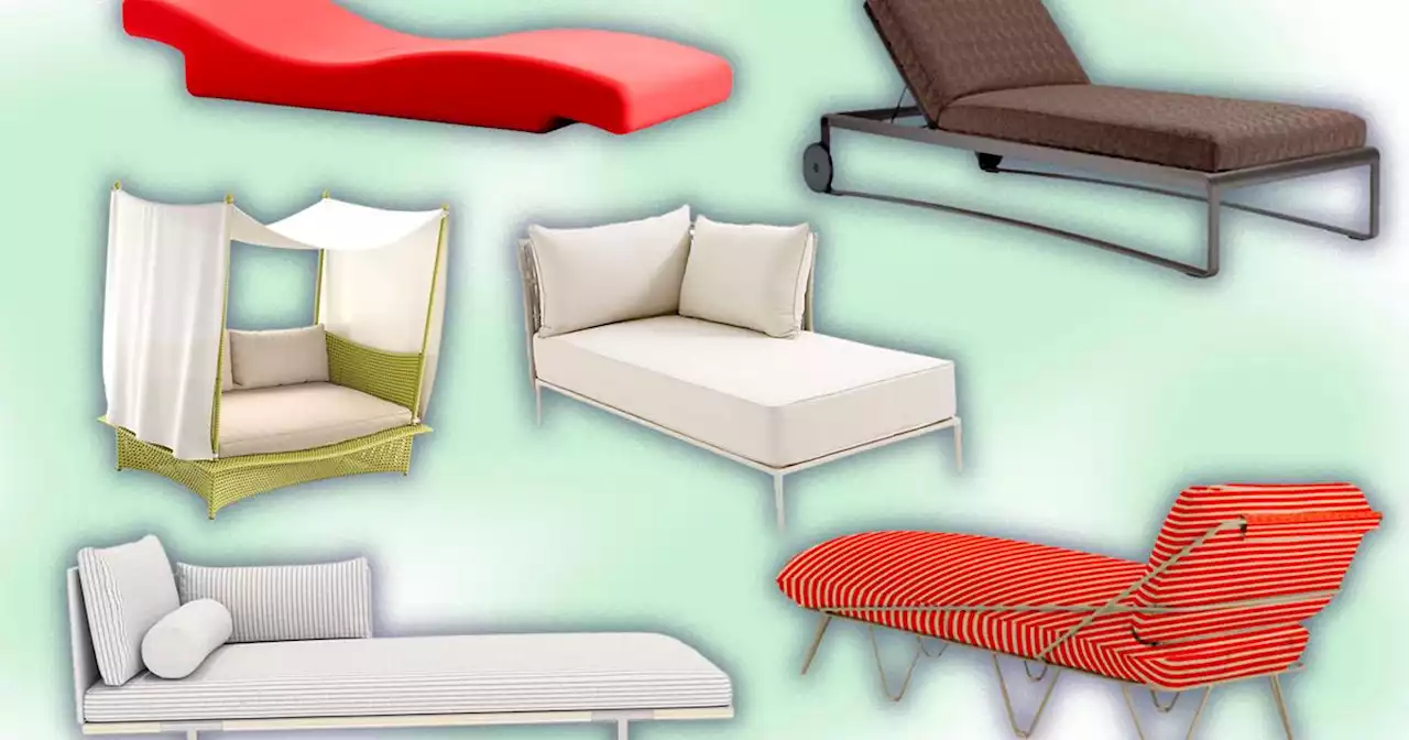 Chaise longue, méridienne, lit d'extérieur : 6 modèles design pour faire la sieste cet été