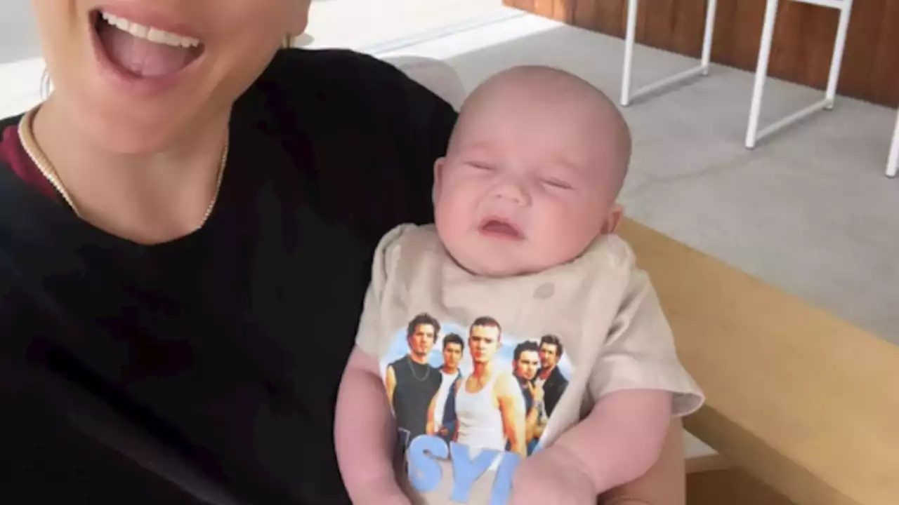 Kaley Cuoco Dressed Baby Matilda in the Cutest NSYNC T-Shirt: 'Giving Me Life'