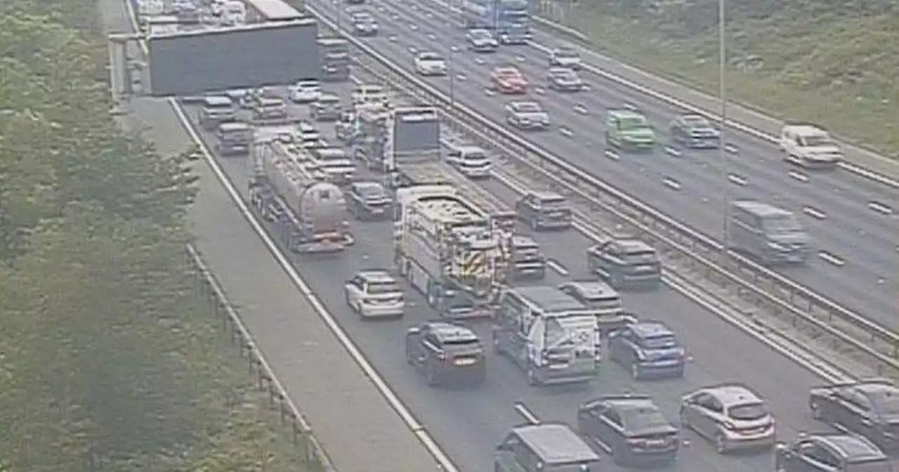 LIVE: Heavy congestion with delays of 40 MINUTES on M60 after accident - updates