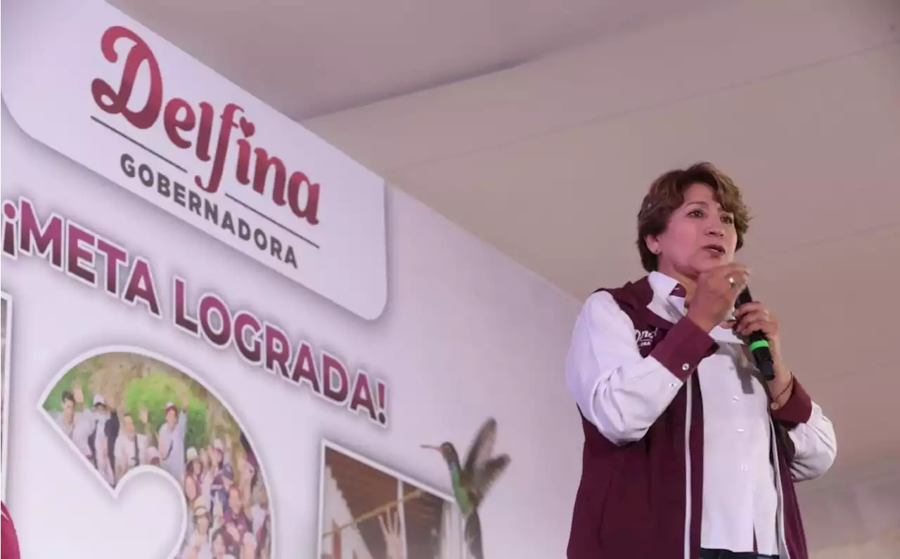 Amplia ventaja en Edomex es trabajo de equipo, asegura Delfina Gómez